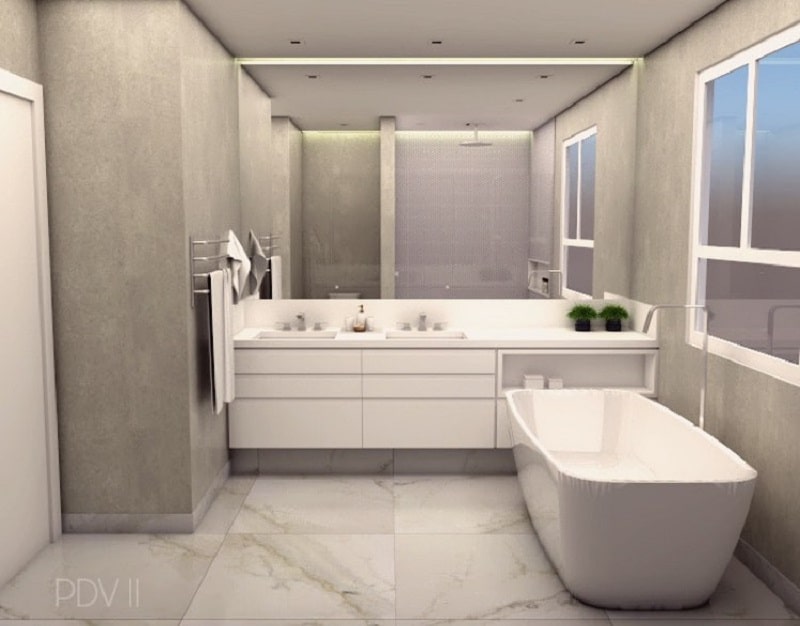 Minimalistic Modern Decor Ideas For Bathroom
