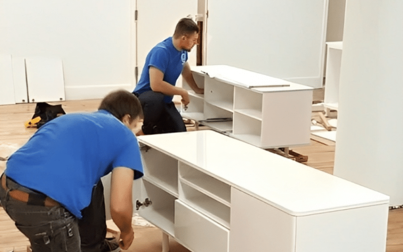 Install the Shelves and Doors